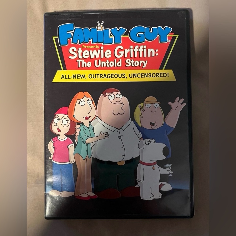 Family Guy DVD Stewie Griffin: The Untold Story Comedy Cartoon 2005 Works Fine!